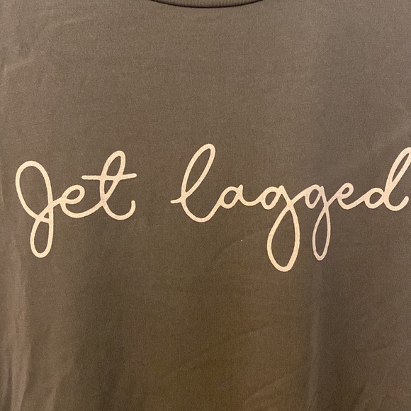 NWOT Jet Lagged Modal Graphic Print Tee - Picture 2 of 2